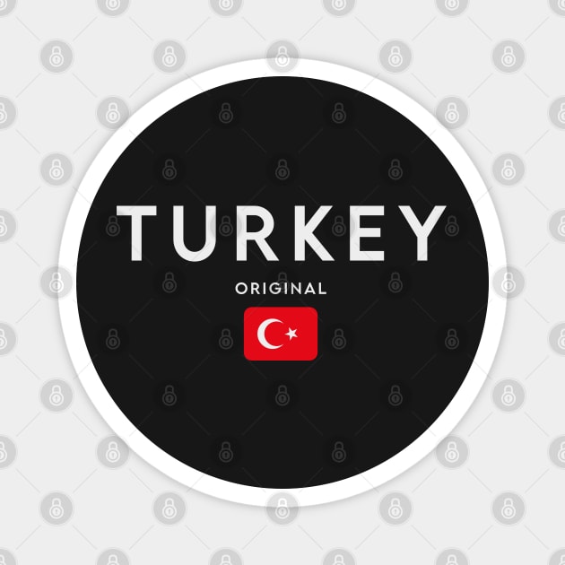 Turkey flag, turkish flag Magnet by eka123